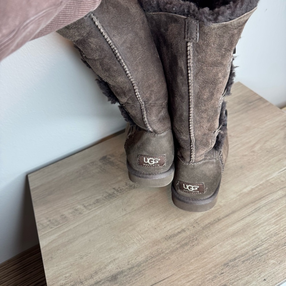 Ugg Women's Bailey Button Triplet - Chocolate - Picture 8 of 14